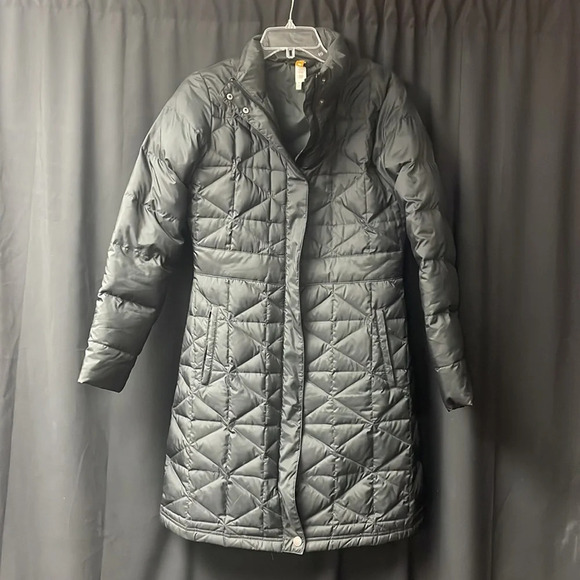 Black‎ lucy Long puffer coat M - Picture 1 of 5